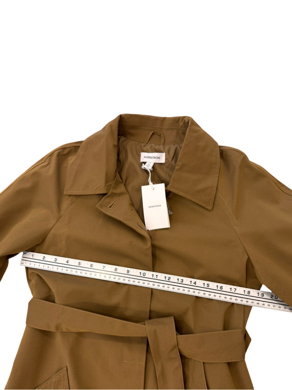 Nordstrom Women's Trench Coat - Chestnut - Picture 9 of 10